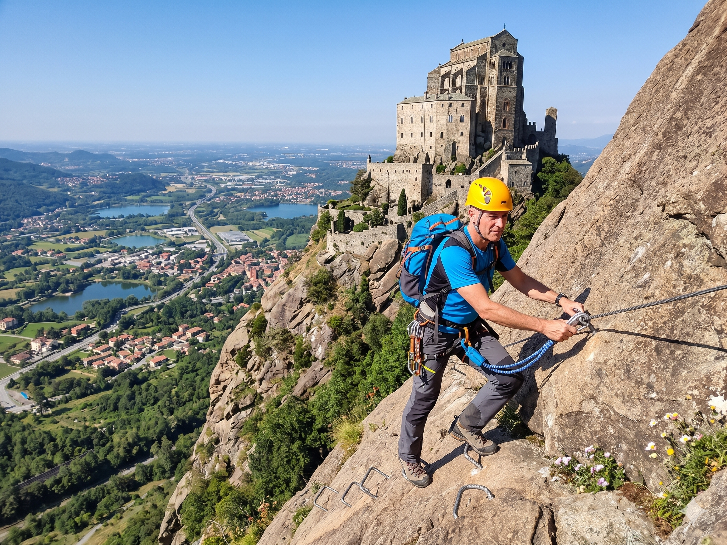 Via Ferrata Carlo Giorda Sacra di San Michele
